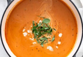 Creamy Tomato Basil Bisque