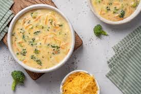 Skinny Cheddar Broccoli Soup