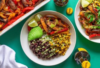 Grilled Portobello Fajita Bowl (Vegan)